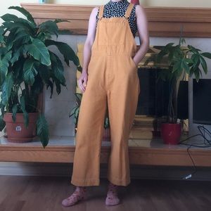 Monki Mustard Yellow Overalls
